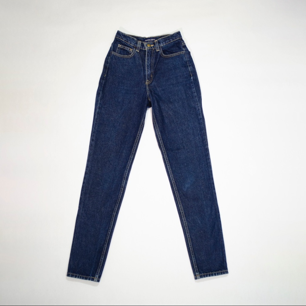 American Apparel High Rise Denim Jeans Size 25